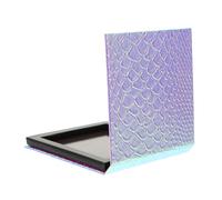 UKCOCO Palette Fard à Paupières Magnétique Vide Portable en Carton Motif Écailles de Sirène, Robuste Voyage ou Salon de Beauté Professionnel