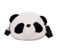 UKCOCO Panda À Bandoulière Petite Fille Sacs À Main Portefeuille pour Les Filles À Sacs À Main Filles Bandoulière À Main en Peluche Fille Panda Messager Panda