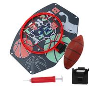 UKCOCO Panier de Basket Mural Intérieur pour Garçon Fille Jeu Éducatif Ludique avec Mini Ballon Mousse Complet Facile à Monter Développement Motricité et Coordination Cadeau Sportif pour