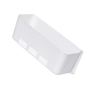 UKCOCO Panier de Rangement Mural sans Clous Boîte de Rangement Tiroir Coulissant Blanc pour Cuisine et Placard Support Robuste et