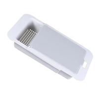 UKCOCO Panier Évier Rétractable avec Planche à Découper Filtre pour Légumes et Fruits Égouttoir Cuisine Pratique pour Lavage et Stockage