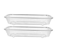 UKCOCO Panier Passoire Porte-ustensiles De Cuisine Porte-gobelets Et Couvercles Égouttoir À Couverts Support À Vaisselle