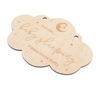 UKCOCO Panneau en « Bébé » Décoration Murale pour Porte d'Entrée pour Chambre d'Garçon et Style Moderne Accroche Facile pour Bébé