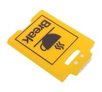 UKCOCO Panneau Ne Déranger en Acrylique 12,70x8,90x1,20cm Jaune, pour Cloison de Bureau et Porte, Style Moderne Minimaliste
