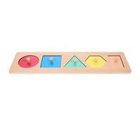 UKCOCO Panneau Puzzle Géométrique Éducatif pour Garçon Fille Apprentissage Formes et Couleurs Cognitif Montessori pour Maternelle et Éveil