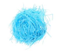 UKCOCO Papier Déchiqueté Bleu Lac 200g, Remplissage de Panier D'emballage, Garniture pour Boîtes Présents, Matériel Scrapbooking et Décoration D’emballage Polyvalent