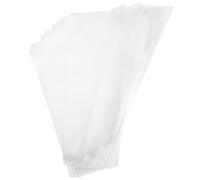 UKCOCO Paquet à Bouquets Transparents 50 Pcs 4.0 Microns Paquet D'emballage pour Fleuriste en Cellulose Cristal pour Emballage de Fleurs et Bouquets Décoratifs