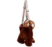 UKCOCO Paquet à Dos Décontracté en Peluche Panda Roux Grand Format Paquet à Dos Kawaii pour Femmes et Confortable Réglables pour Voyages et Usage Quotidien