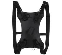 UKCOCO Paquet à Dos Épée en Cuir Noir Halloween, Double Bandoulière Cosplay | Fourreau Epee Dos, Sangle Dos, Étui à Épée, Scène et Cosplay, Unisexe, Noir