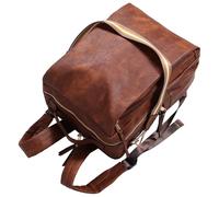 UKCOCO Paquet à Dos pour Ordinateur Portable Femme Imperméable 41X32X16 CM Paquet à Dos Professionnel Multifonction Léger pour Ordinateur Portable Compartiments Organisés Bicolore Marron