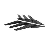 UKCOCO Paquet de 1 Paire D’Enjoliveurs Latéraux de Becquet de Lunette Arrière Universels Autocollants Décoratifs Anti-Uv en Matériau Résistant Becquets à Persiennes Latérales pour