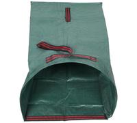 UKCOCO Paquet de Ramassage de Feuilles en PP Semi-circulaire Pliable 200l Vert, Large Ouverture Léger Robuste, Paquet de Jardinage, pour Nettoyage de Pelouse, et Entretien du Jardin