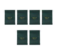 UKCOCO Paquet De Rangement à Cordon pour Chaussures, Tissu Non Tissé Vert, 26x37 Cm Moyen, Lot De 6, Protection Anti-poussière, Léger Et Portable pour Voyage Et Usage Quotidien