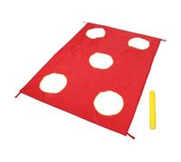 UKCOCO Parachute Rectangulaire Arc Ciel pour Garçon Fille Jeu Coopératif Extérieur et Pliable pour Activités de Groupe et Renforcement Déquipe Couleur Aléatoire Couleur Aléatoire