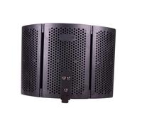 UKCOCO Pare Brise Microphone Pliable Abs Bruit Filet Souffle et Absorption Compatible Supports de Bureau et Au Sol