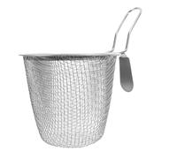 UKCOCO Passoire Inox Cuisine Panier à Pâtes Tamis Nouilles Perforé pour Filtrer Impuretés Huile Facile Nettoyage Suspendu Rangement