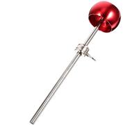 UKCOCO Pédale de Batterie Jazz Marteau en Alliage D'aluminium Rouge, Réponse Rapide et Son pour Accessoires de Batterie Classiques