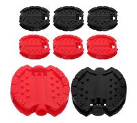 UKCOCO Pédales de Vélo pour Garçon et Filles Antidérapantes en Plastique, 4 Paires, Repose-Pieds Ergonomiques pour Tricycles, Accessoires Robustes pour Poussettes et Vélos D'extérieur