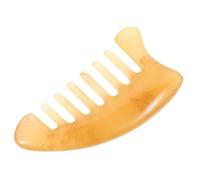 UKCOCO Peigne à Dents Larges en Résine Antistatique Triangulaire Massage Cuir Chevelu Femmes Fatigue Usage Quotidien