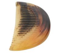 UKCOCO Peigne de Massage Corne pour Chevelu Brosse Fine Anti-statique Peigne Démêlant Manuel Accessoire Portable et Fait Main pour Soin et Relaxation des Cheveux