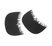 UKCOCO Peigne Professionnel en Fibre pour Cheveux Volumineux Lot de 2 Peigne Pratique pour Hommes Accessoires de Coiffure Adapté pour Lignes de Cheveux Naturels