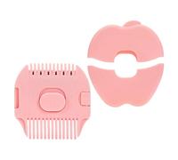 UKCOCO Peigne Rasoir pour Garçon et Filles Tondeuse à Frange Sécurisée de Pomme Ciseaux de Coiffure Anti-coupure Accessoire Coiffure pour Bébé Coupe Douce et Précise Outils