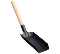 UKCOCO Pelle à Cendres Carrée pour Cheminée et Jardinage Petite Pelle à Main Robuste pour Creuser Transplanter et Nettoyer Sols Outil Multifonction Jardin et Intérieur