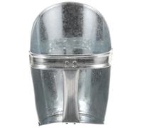 UKCOCO Pelle à Fourrage Légère et Facile à Transporter en Acier Inoxydable Argentée pour Grain et Alimentation, Ferme et Usage Domestique