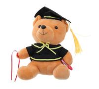 UKCOCO Peluche Ours Doctorant Doux Souvenir de Remise des Diplômes Décoration de Fête pour Diplômés pour Année de Soutenance