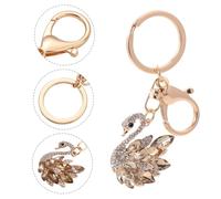 UKCOCO Pendentif Porte Clés Cygne Élégant avec Ornement pour Sac et Voiture Chic pour Amie ou Fête