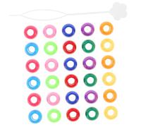 UKCOCO Perles Pour Cheveux Colorées Pour Garçon Et Filles Grosses Perles Décoratives Pour Tresses Et Dreadlocks Accessoires Diy Pour Petites Filles Usage Quotidien