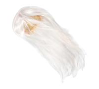 UKCOCO Perruque Longue Droite Homme Synthétique Résistante à Haute Température Aspect Naturel pour Cosplay Costume Ancien et Hanfu Cheveux Longs Lisses
