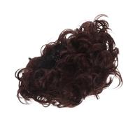 UKCOCO Perruques Afro Bou s Marron pour Hommes en Fibre Haute Température, Légères et Faciles à Coiffer, pour Fêtes et Occasions Spéciales