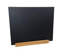 UKCOCO Petit Tableau Noir en Bois Réutilisable pour Bar École et Fête Panneau d'Affichage Portable Mini Tableau de Menu Surface Facile à Effacer 20 CM X 15 CM