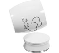 UKCOCO Petite Urne Funéraire Décorative en Métal Blanc pour Cendres | Alliage D'aluminium, Surface Lisse et Aspect Brillant, Souvenir Portable pour Bureau ou Visite au Cimetière