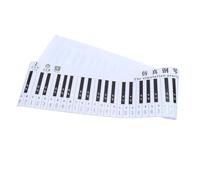 UKCOCO Piano Clavier Autocollants Touches Durable Tableau de Notes pour Apprentissage et Pratique Rapide