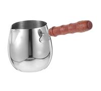 UKCOCO Pichet à Lait Acier Inoxydable avec Poignée Mousseur à Lait pour Expresso et Latte Art Accessoire Indispensable pour Amateurs