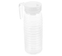 UKCOCO Pichet Acrylique Transparent avec Couvercle Pichet à Jus Eau et pour Maison et Hôtels
