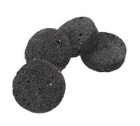 UKCOCO Pierre Aromatique en Roche Ignée Noire 4pcs Diffuseur Silencieux de Parfum Naturel pour Bureau et Voiture Design Minimaliste