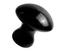 UKCOCO Pierre de Massage Visage Forme de Champignon Accessoire de Beauté Noir Massage Traditionnel Chinois Outil Ergonomique pour Relaxation et Soin Peau