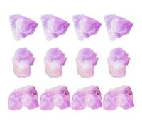 UKCOCO Pierres Décoratives Éclats D'améthyste Pourpre en Cristal Naturel pour Aquarium 100g, Décor Unique et Arrangement Floral Adapté aux Jardins Aquatiques