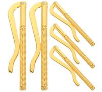 UKCOCO Pince à 5 pièces : Insert en métal à Ressort pour de Banque - Barre d'insertion de Remplacement pour Portefeuilles à Deux Volets et Porte-Cartes de crédit