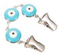 UKCOCO Pince à Pull Œil Maléfique Métal Émail, Pince à Robe et Cardigan, Accessoire Mode pour Col de Chemise, Clip Décoratif Multifonction pour Vêtements Femme