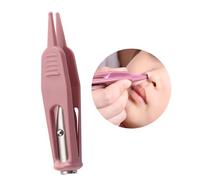 UKCOCO Pince Épiler Led Avec Lumière Pour Nettoyage Nez Garçon Fille Et Oreille Outil Sûr Et Portable Avec Embout Arrondi Antidérapant Pour Soins Nasaux Et Auriculaires