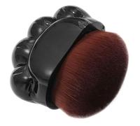 UKCOCO Pinceau Maquillage Fond de Teint Densément Poilu Forme Patte de Chat Doux et Léger pour Application Précise du Correcteur et Poudre Brosse Visage Portable avec Poils Synthétiques