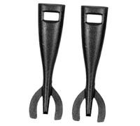 UKCOCO Pinces à Teppanyaki En Fer Résistantes 2 Pcs, Pince Multifonction Antidérapante, Accessoires La Cuisine Robustes Pour Poêle à Fajitas, Assiette à Steak Et Cuisson Grill