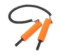 UKCOCO Piolet de Sécurité pour Pêche sur Glace Rétractable, Acier Inoxydable et PVC, Poignée Antidérapante Orange, Réglable, pour Rivière et Patinage
