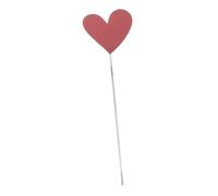 UKCOCO Piquet Décoratif Forme De Cœur Signe De Jardin pour Saint-Valentin Marqueur De Plante Décoration Extérieure pour Fête Mariage Et Anniversaire