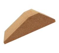 UKCOCO Planche Inclinée en Liège Naturel Antidérapante pour Étirement des Mollets, Bloc de Yoga Multifonction 1 Pièce, Support de Squat et Fitness à Domicile, Accessoire D’exercice