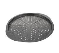 UKCOCO Plaque Antiadhésive Acier Au avec Poignées et Perforations Ustensile de Cuisine Pratique pour Cuisson et Boulangerie